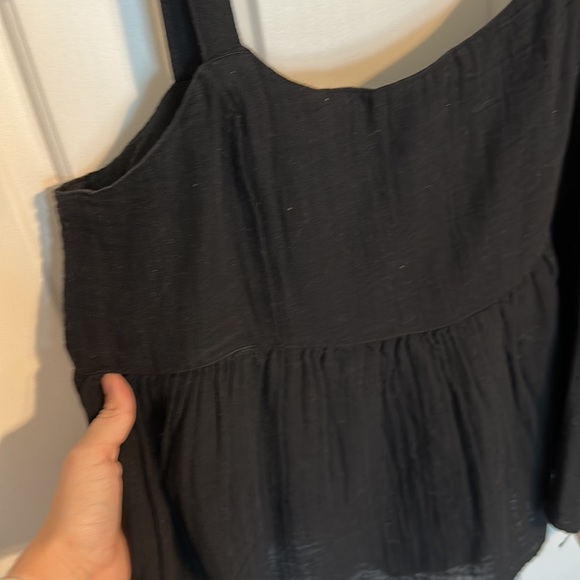 NWT Babydoll tank with shoulder ties - Picture 2 of 5